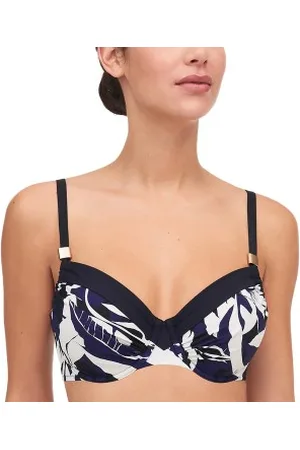 Femilet Honduras Underwired Bikini Bra Blauw/Wit D 75 Dames
