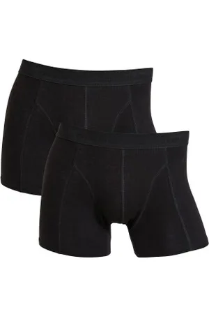 Claudio Herenslips 4P Cotton Trunks Heelzwart katoen Small Heren