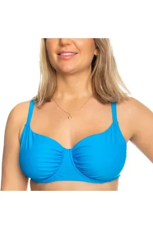 Damella Grace Basic Bikini Bra Turkoois B/C 36 Dames