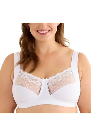 Swegmark Delight Soft Bra Wit polyamide B 75 Dames