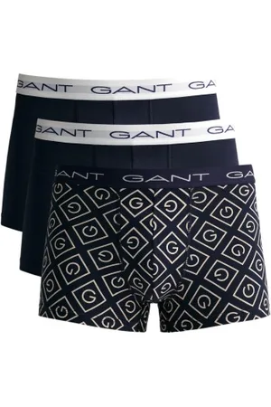GANT Herenslips 3P Icon G Trunk Marine katoen Medium Heren