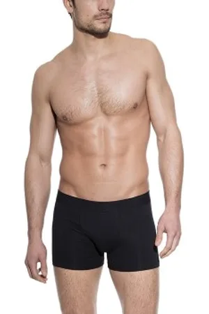 Bread & Boxers Bread and Boxers Boxer Brief Herenslips Zwart ecologisch katoen Small Heren