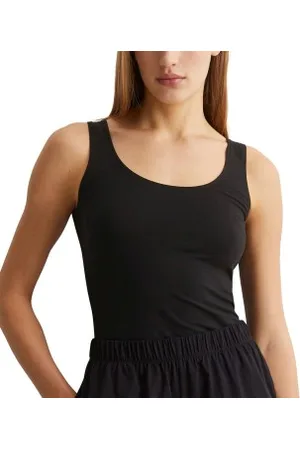 Marc O’ Polo Marc O Polo Lounge Tank Top Zwart katoen Large Dames