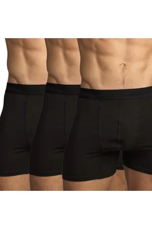 Topeco Herenslips 3P Men Bamboo Boxer Zwart Small Heren