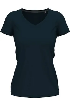 Stedman Claire V-neck Marine rondgewoven katoen Small Dames
