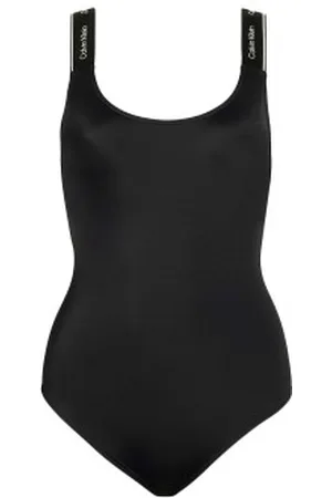 Calvin Klein Pure Swim One Piece Zwart Small Dames