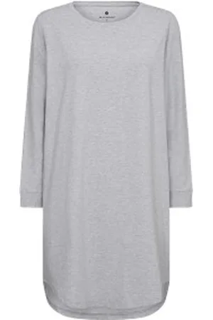 JBS of Denmark Woman Long Sleeve Big Tee Lichtgrijs X-Small Dames