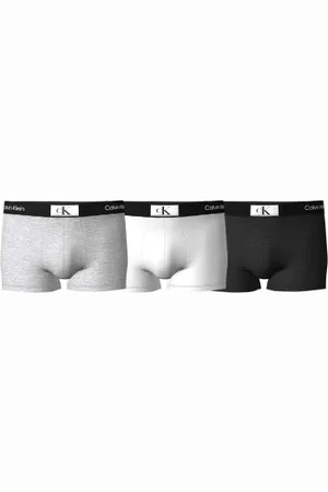Calvin Klein Herenslips 3P CK96 Cotton Trunks Zwart/Wit katoen Medium Heren