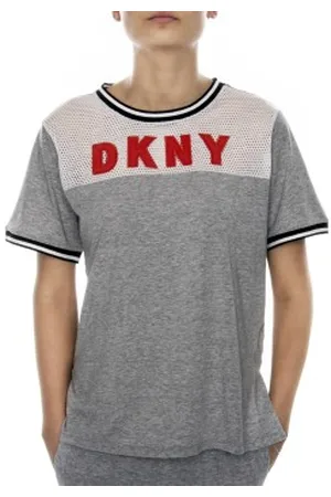 DKNY DKNY Spell It Out SS Tee Grijs Small Dames