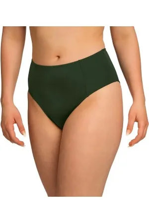 Wiki Swim Tai Highwaist Brief Donkergroen 36 Dames
