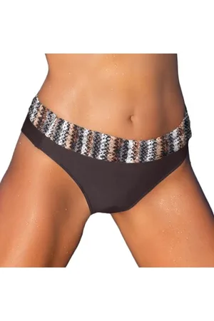 Wiki Puerto Rico Swim Tai De Luxe Brief Bruin patroon 36 Dames