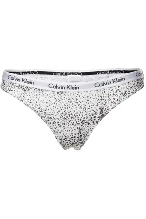 Calvin Klein Carousel Bikini Wit/Zwart katoen X-Small Dames