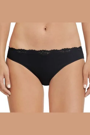 Schiesser Pure Cotton Tai Zwart katoen 36 Dames