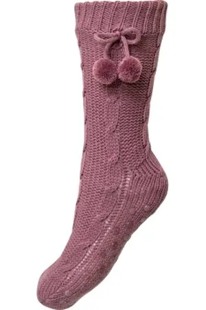 Decoy Sokken Homewear Cosy Sock Roze polyester Maat 36/38 Dames