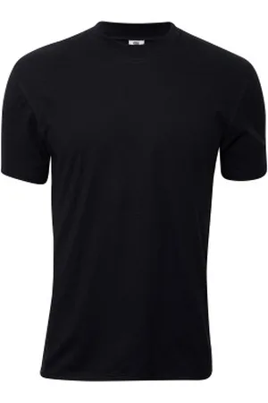 Dovre Singel Jersey T-Shirt Zwart katoen Small Heren