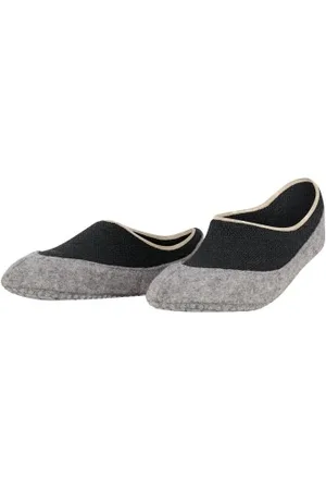 Falke Falke Sokken Women Cosyshoe Socks Antraciet wol Maat 37/38 Dames