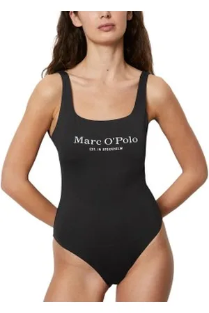 Marc O’ Polo Marc O Polo Logo Swimsuit Zwart Large Dames