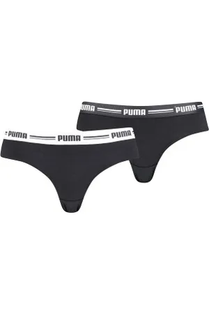 PUMA 2P Logo Waistband Brazilian Zwart X-Small Dames