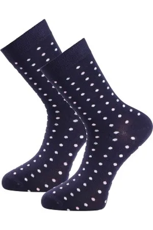 Trofé Trofe Bamboo Small Dot Socks Sokken Marine Maat 35/38 Dames