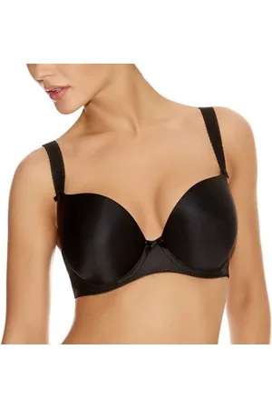 Freya Deco Moulded Plunge T-Shirt Bra Zwart D 60 Dames