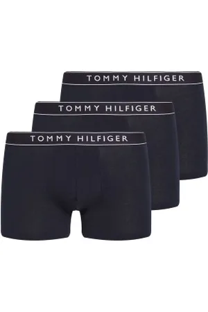 Tommy Hilfiger Herenslips 3P Cotton Stretch Trunks Donkerblauw katoen Medium Heren