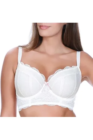 Freya Fancies Underwire Longline Bra Wit D 60 Dames