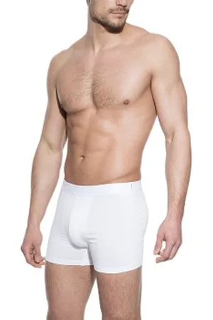 Bread & Boxers Bread and Boxers Boxer Brief Herenslips Wit ecologisch katoen Small Heren