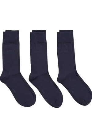 GANT Sokken 3P Wool Sock Marine Maat 40/42 Heren