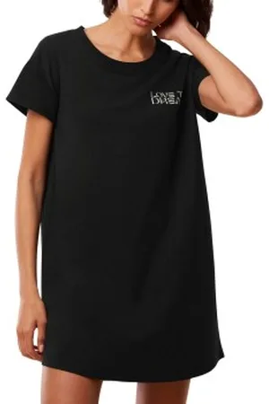 Triumph Nightdress Short Sleeve Zwart katoen 36 Dames