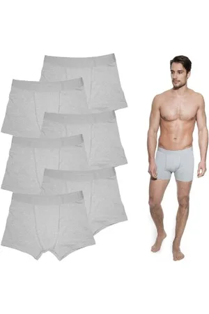 Bread & Boxers Bread and Boxers Boxer Briefs Herenslips 6P Grijs ecologisch katoen Small Heren