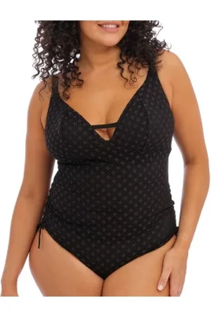 Elomi Bazaruto Non Wired Swimsuit Zwart polyamide H 80 Dames