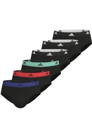 adidas Herenslips 6P Active Flex Cotton Briefs Zwart katoen Large Heren