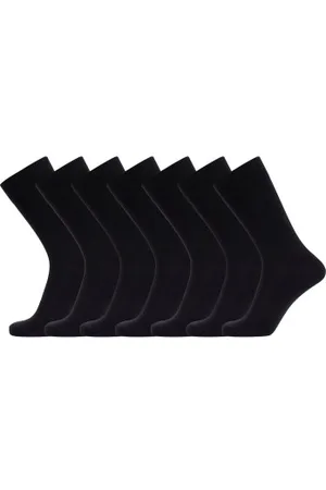 JBS Sokken 7P Bamboo Socks Zwart Maat 37/40