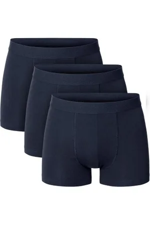 Bread & Boxers Bread and Boxers Boxer Briefs Herenslips 3P Marine ecologisch katoen Small Heren
