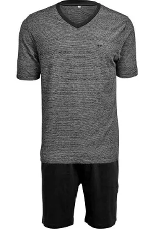 JBS Short Sleeve Pyjama 131 Grijs katoen Small Heren