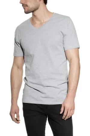Bread & Boxers Bread and Boxers V-Neck Grijs ecologisch katoen Small Heren