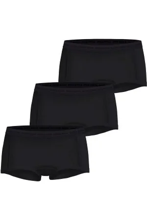 Björn Borg 3P Everyday Cotton Boxer Shorts Zwart katoen Large Dames