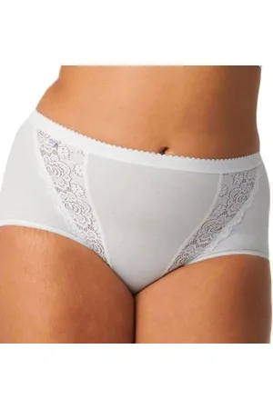 Sloggi 2P Chic Maxi Briefs Wit katoen 42 Dames