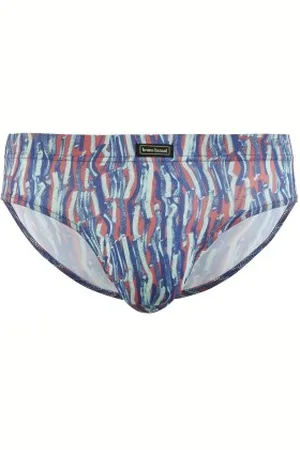 Bruno Banani Herenslips Sportslip Dance Blauw patroon polyester Small Heren