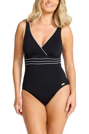Damella Sandra Chlorine Resistant Swimsuit Zwart polyamide 36 Dames