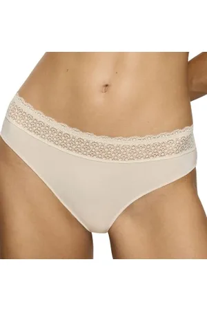 Triumph 2P Feel Of Modal Tai Knickers Crème modaal X-Small Dames