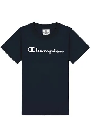 Champion American Classics Legacy Girls T-Shirt Marine katoen Large Dames