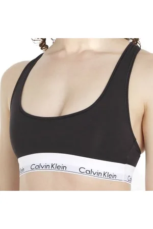 Calvin Klein 3P Modern Cotton Bralette D1 Zwart Medium Dames