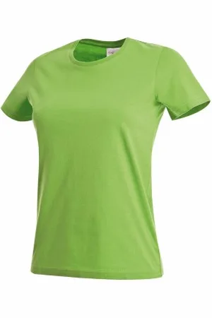 Stedman Classic Women T-shirt Lichtgroen katoen Small Dames