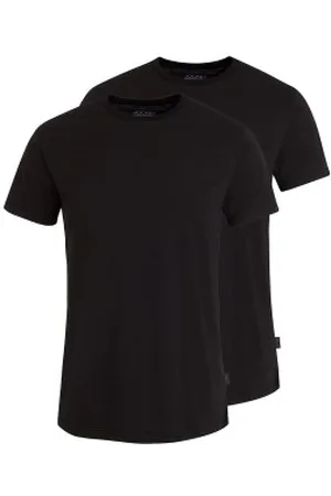 Jockey 2P Cotton Crew Neck T-Shirt Zwart katoen Small Heren