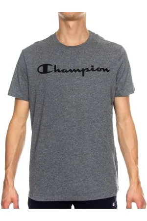 Champion Classics Men Crewneck T-shirt Grijs katoen Medium Heren