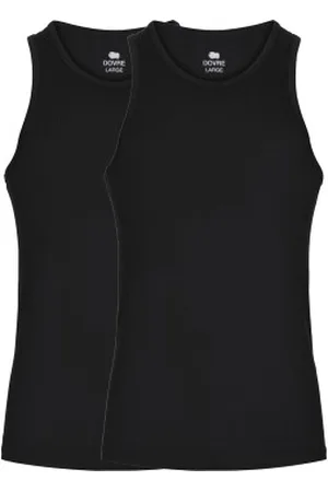 Dovre 2P Bamboo Singlet Zwart Medium Heren
