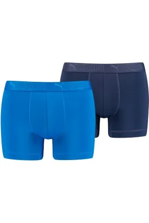 PUMA Herenslips 2P Sport Microfiber Boxer Blauw polyester Small Heren