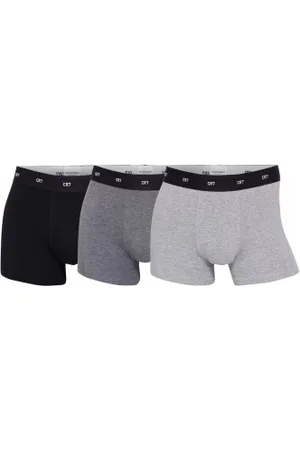 CR7 - Cristiano Ronaldo Herenslips 3P Bamboo Trunks Zwart/Grijs Small Heren