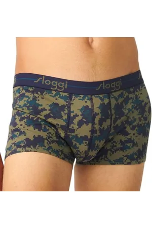 Sloggi Herenslips 2P For Men Start Hip Marineblauw patroon katoen Medium Heren